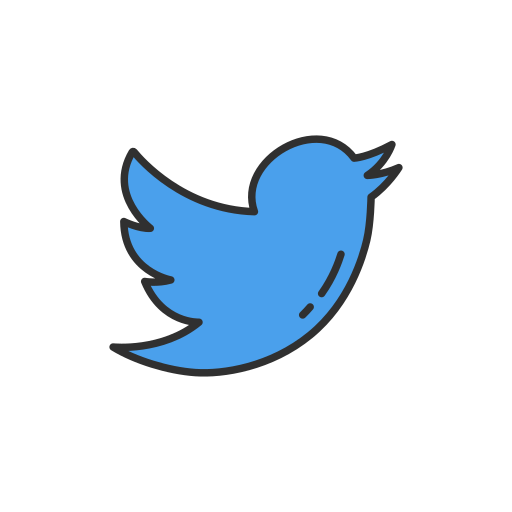 Bird, social media, twitter, twitter logo icon